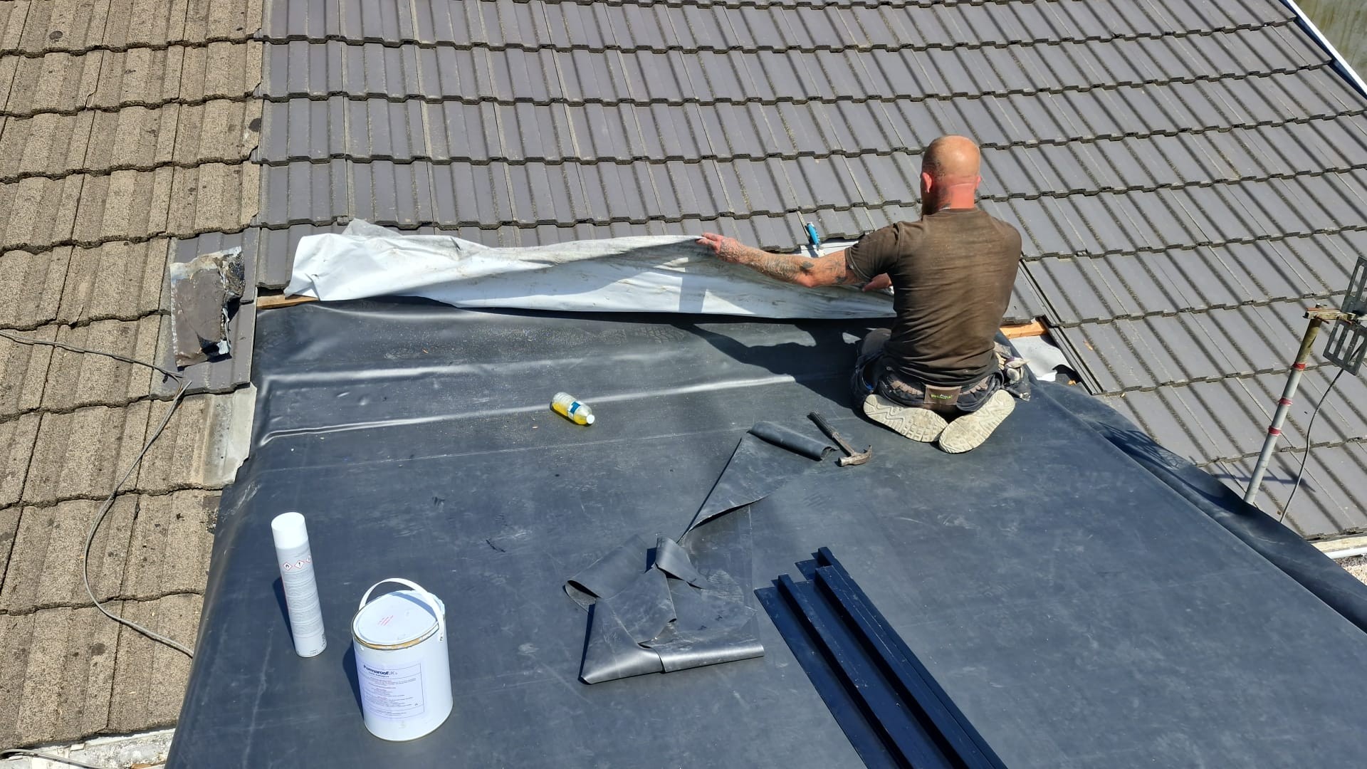 Flat roof job